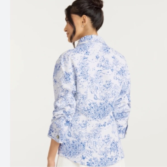 Cinq à Sept Garden Toile Scrunched Canyon Jacket - Picture 3 of 10